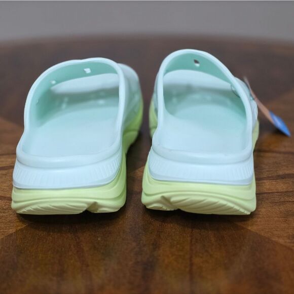 Hoka Ora Recovery Slide 3 Sandals Aqua Breeze Celery Green Women's 11 Clifton LE - Picture 5 of 14